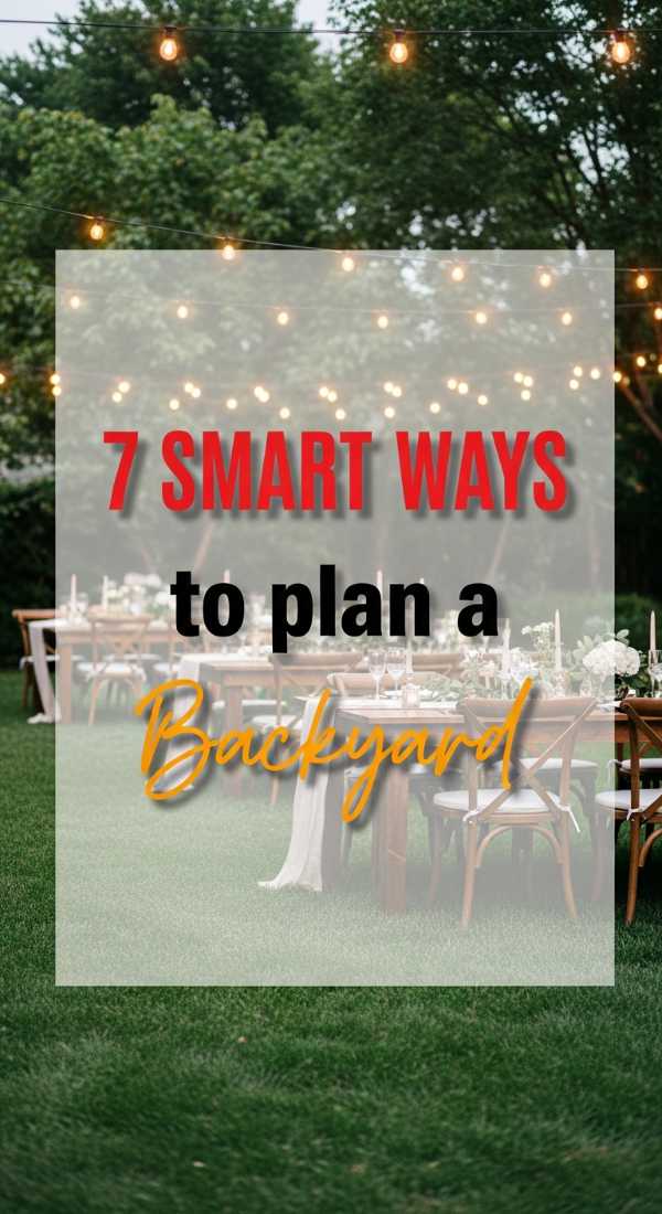 7 Smart Ways To Plan A Backyard Party 6a0db3b6020da