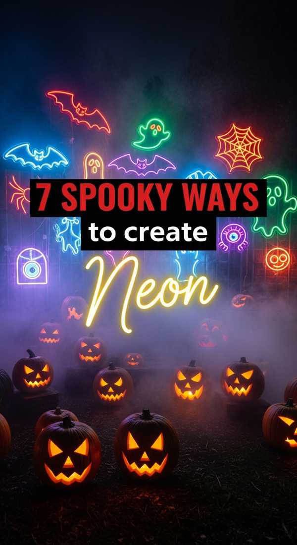 7 Spooky Ways To Create Neon Halloween Decor 6a157c9d98b6c
