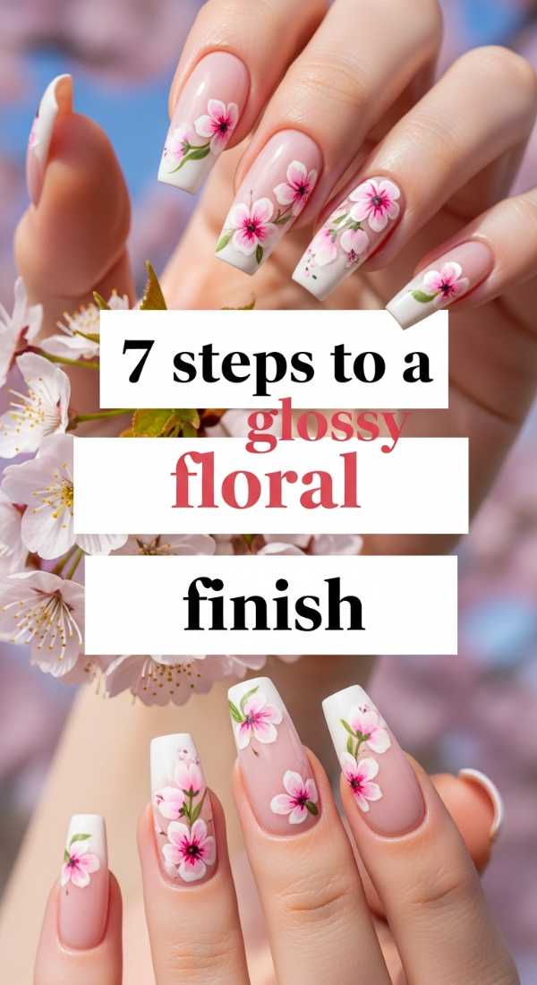 Pastel Perfection & Petal Prints: Everything Trendy for May Nails 7 Steps To A Glossy Floral Finish 69fb97609a611