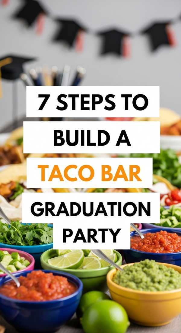 7 Steps To Build A Taco Bar Graduation Party 6a057d962fe3e