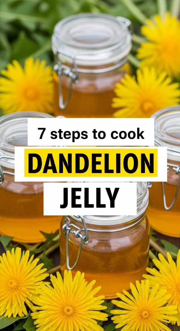 7 Steps To Cook Dandelion Jelly 6a0018255fc9b