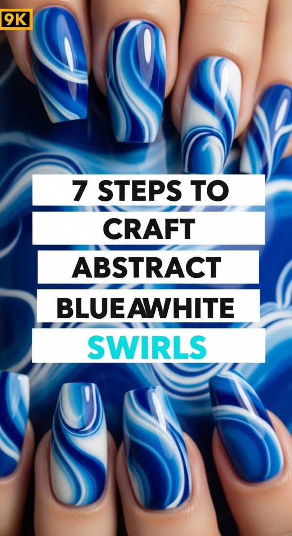 7 Steps To Craft Abstract Blue And White Swirls 69fc7f6a07c81
