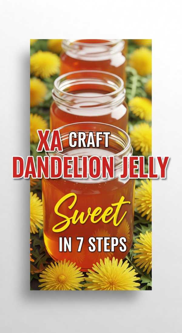 7 Steps To Craft Perfect Dandelion Flower Jelly 69f5d74a9e69d