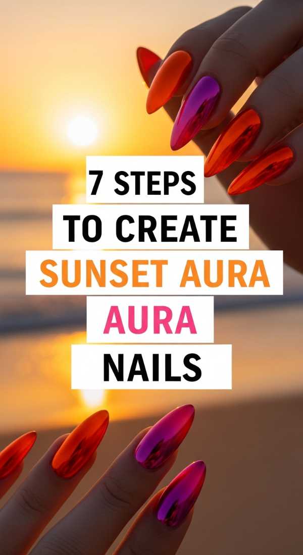 7 Steps To Create Sunset Aura Nails 6a05a5333e47a
