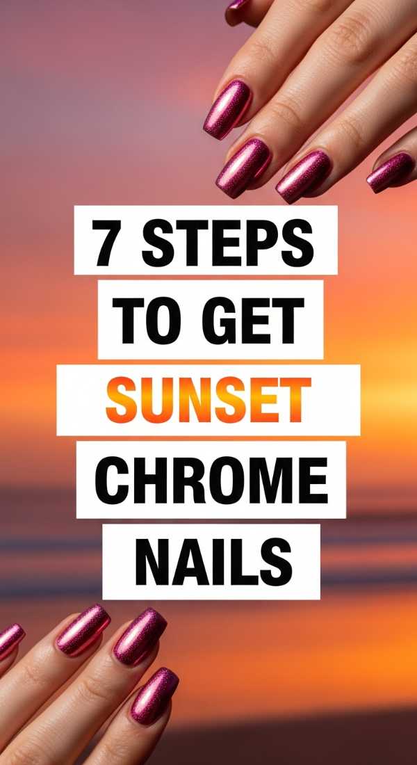 7 Steps To Get Sunset Chrome Nails 6a0599bfecd9e