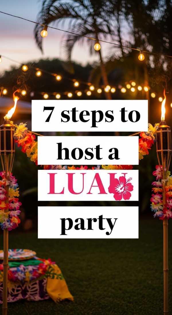 7 Steps To Host A Luau Party 6a18a656845f0