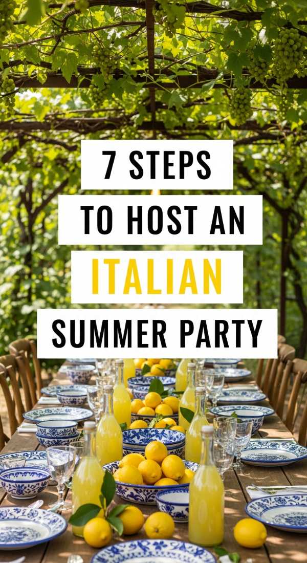 7 Steps To Host An Italian Summer Party 6a0deeec88dda