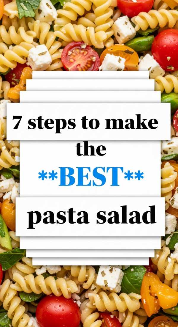 7 Steps To Make The Best Pasta Salad 6a06ee5b55c8c