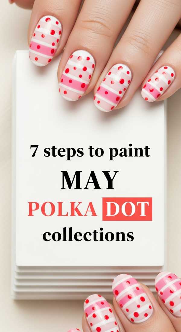 The Ultimate May Mani Guide: Florals, Pastels, and Beyond 7 Steps To Paint May Polka Dot Collections 69fb975733230