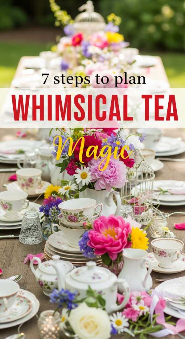 7 Steps To Plan A Whimsical Tea Party 6a056f846f7a1