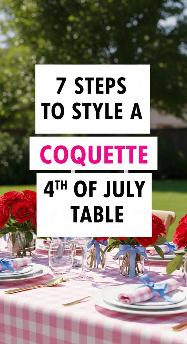 Red, White, and Bloom: Hosting a Dreamy Girly 4th of July Soiree 7 Steps To Style A Coquette 4th Of July Table 6a0de7295650a