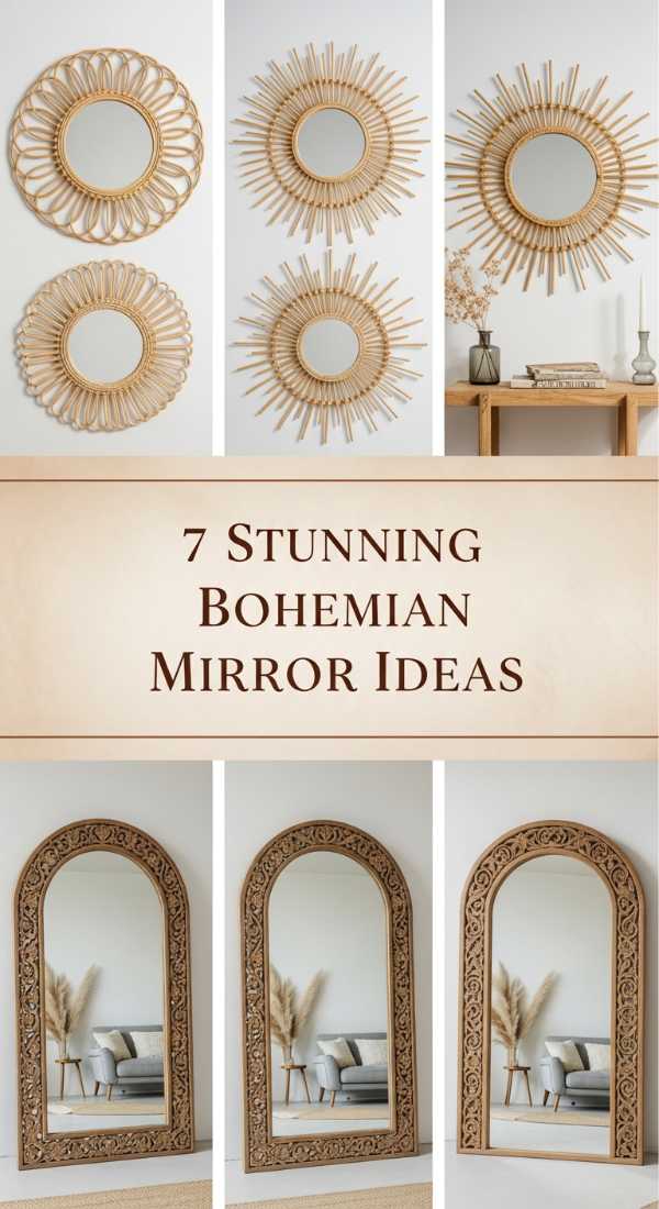 7 Stunning Bohemian Mirror Ideas 6a0ea3372a2fb