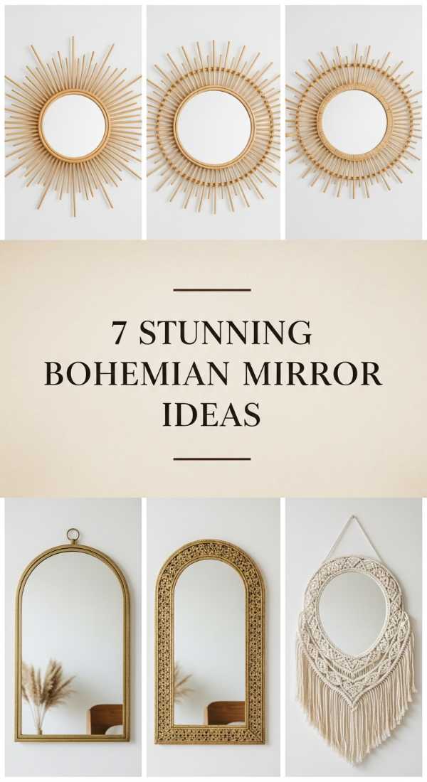 7 Stunning Bohemian Mirror Ideas 6a0ea7dea67fe