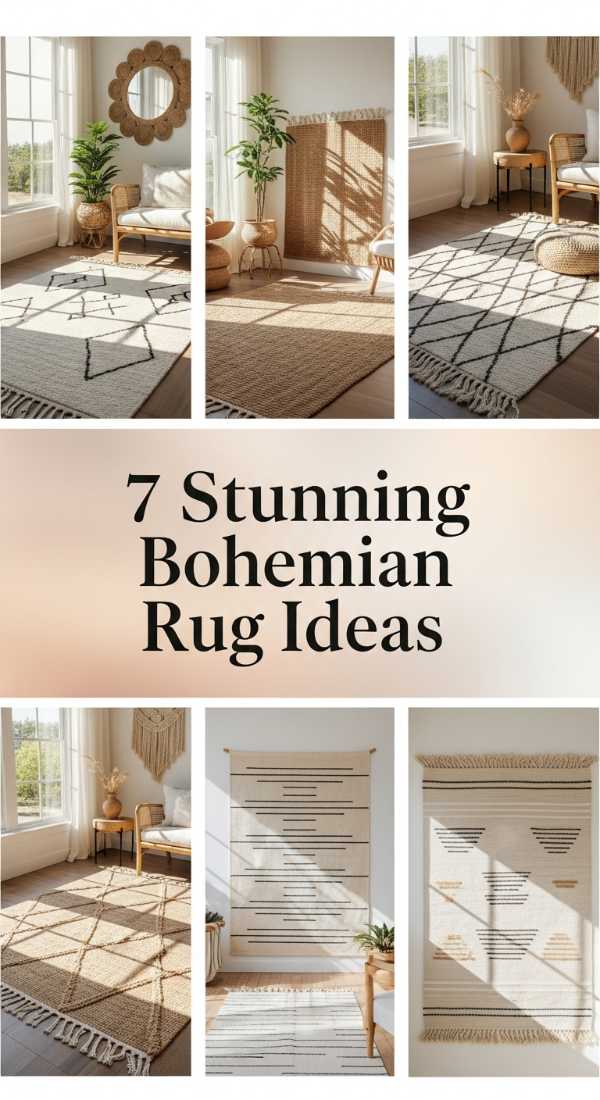 7 Stunning Bohemian Rug Ideas 6a0ea169050f4