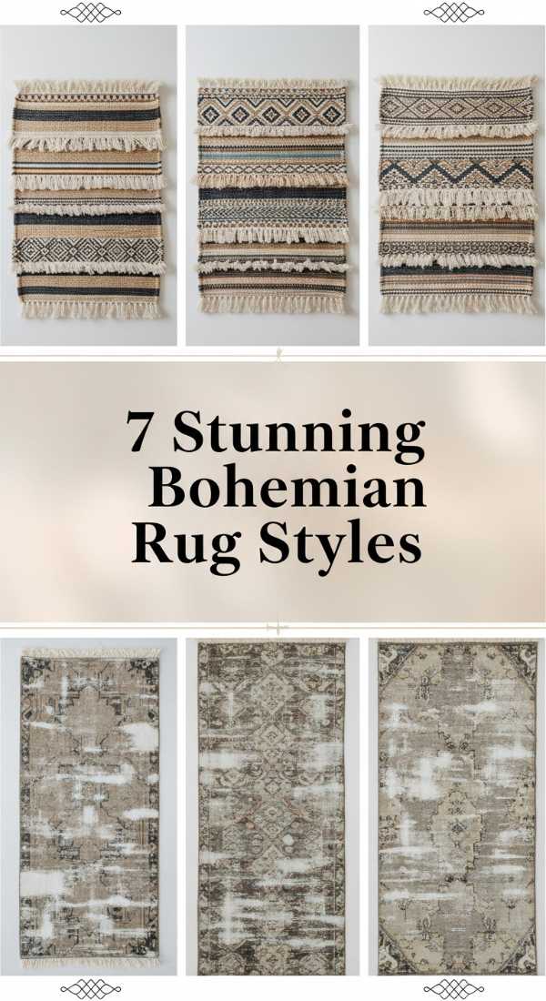 Elevated Wanderlust: How to Master Modern Luxury Bohemian Style 7 Stunning Bohemian Rug Styles 6a0ea33dd09c2