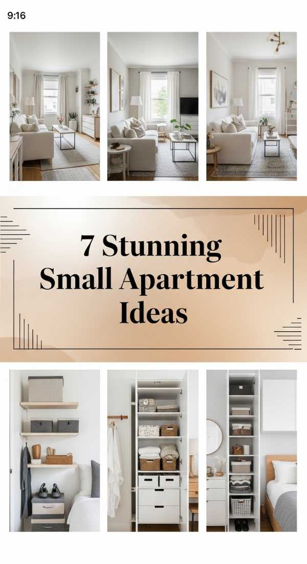7 Stunning Small Apartment Ideas 6a0e9f3c0c564