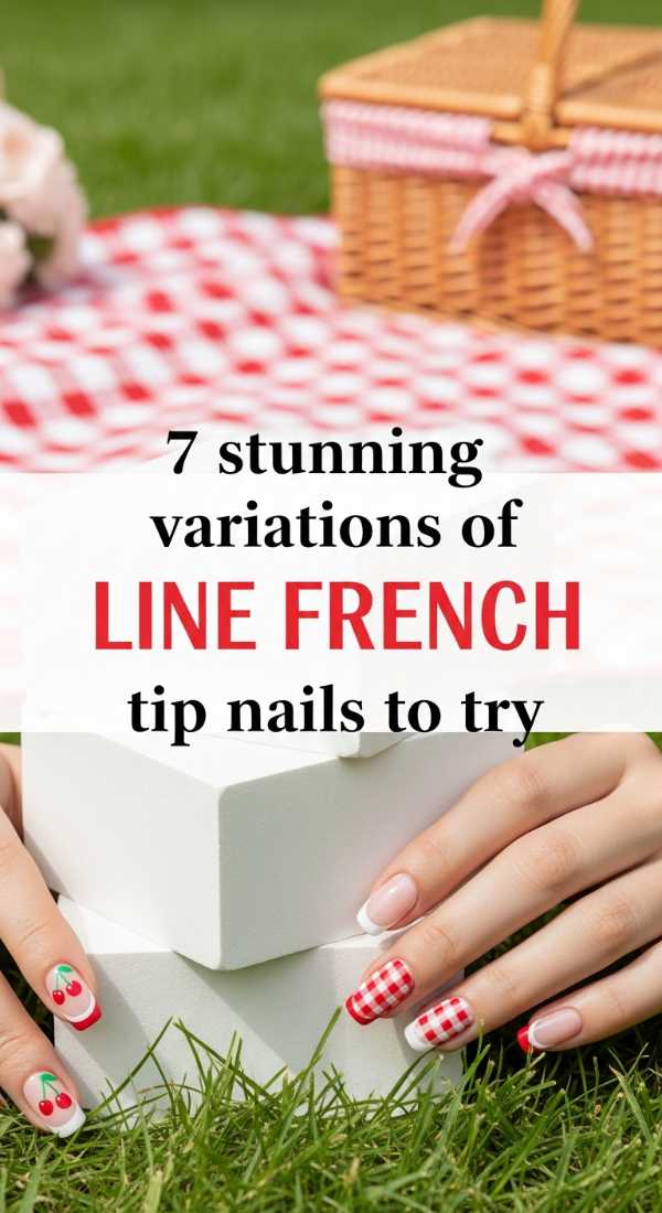7 Stunning Variations Of Line French Tip Nails To Try 6a1a99a823515