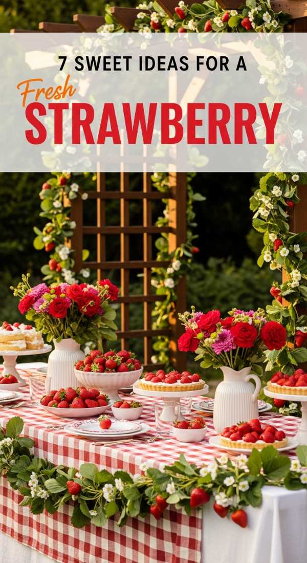 7 Sweet Ideas For A Strawberry Garden Party 6a0313197df84