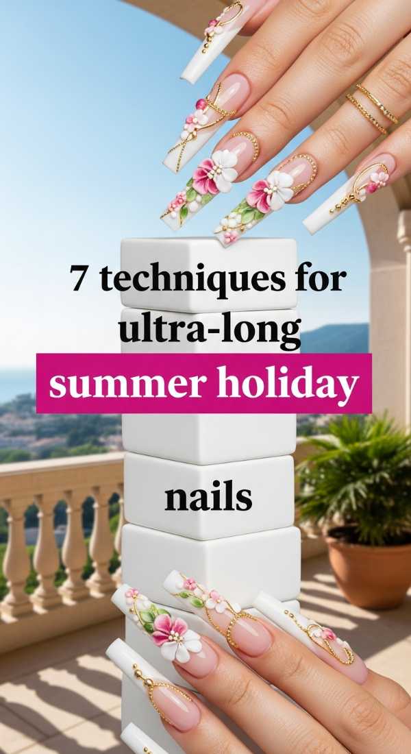 7 Techniques For Ultra Long Summer Holiday Nails 6a0f0dbf819e7