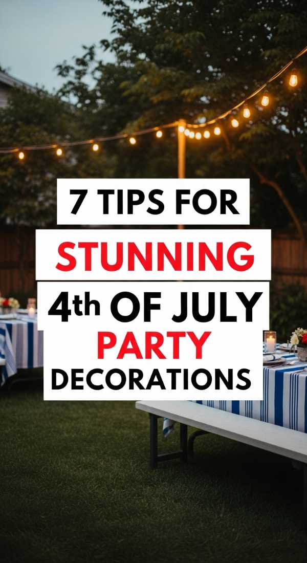 7 Tips For Stunning 4th Of July Party Decorations 6a057d8a552fc