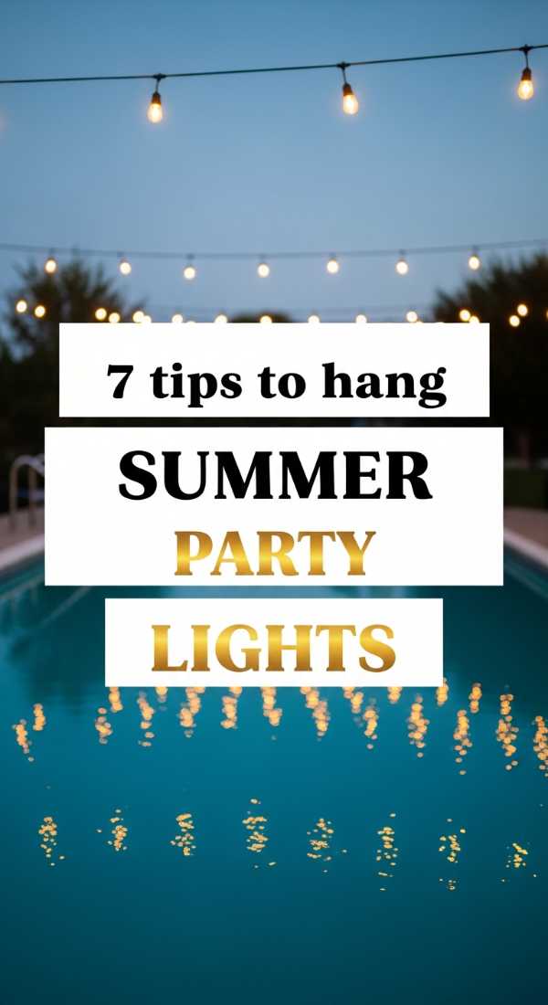 7 Tips To Hang Summer Party Lights 69f7277b380a8