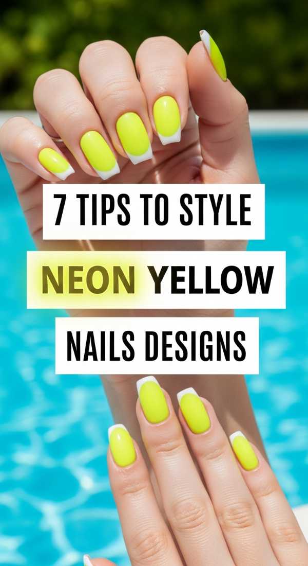 7 Tips To Style Neon Yellow Nails Designs 6a05a708102b4