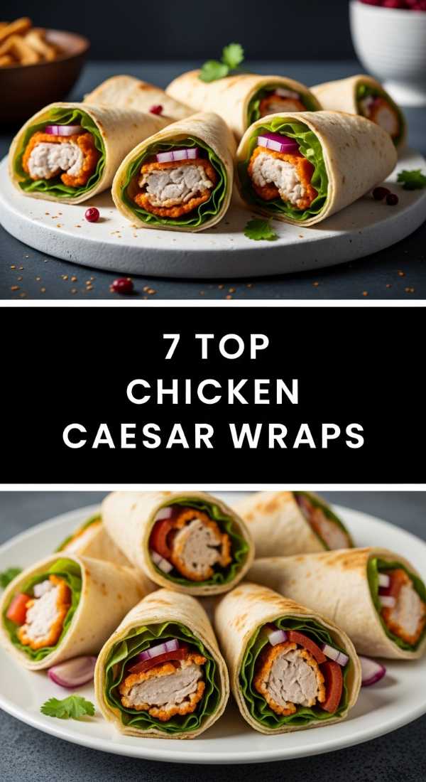 7 Top Chicken Caesar Wrap Recipes For Lunch 6a0311a299dbd