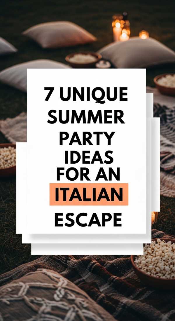 Sip, Snack, and Sun: How to Throw the Perfect Italian Summer Soiree 7 Unique Summer Party Ideas For An Italian Escape 6a0deef6cc8f0