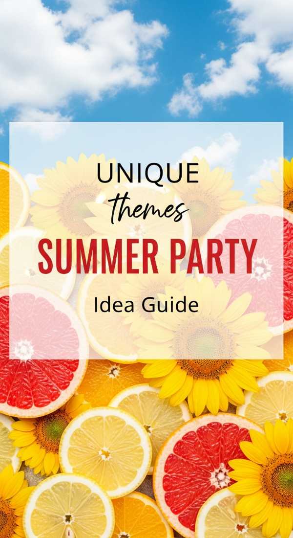 7 Unique Themes For Your Next Summer Party 6a0577b48bd95