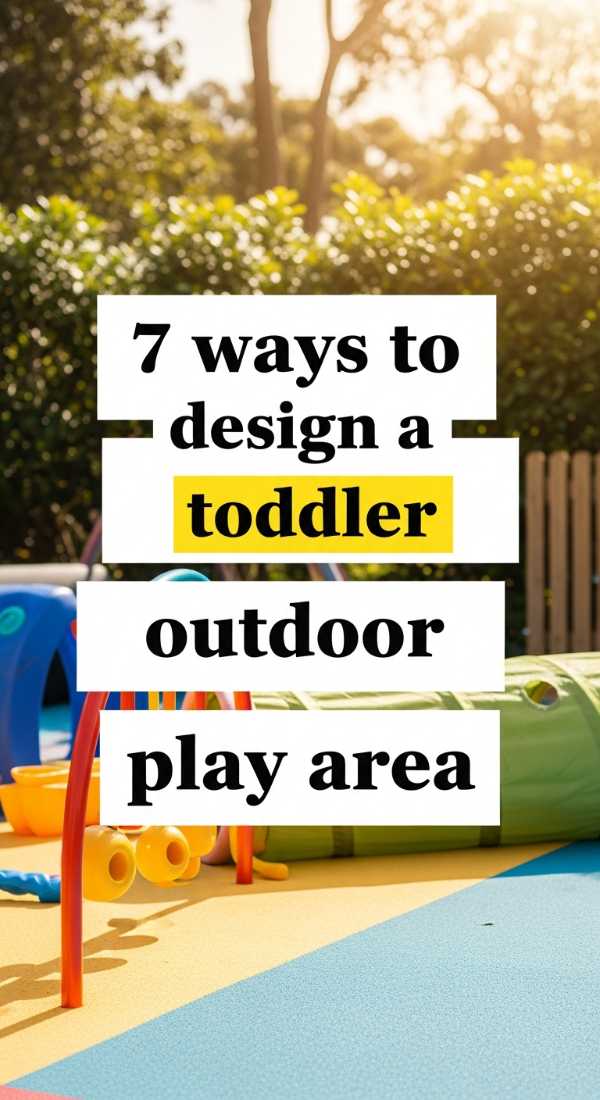 7 Ways To Design A Toddler Outdoor Play Area 69f621c22d04b