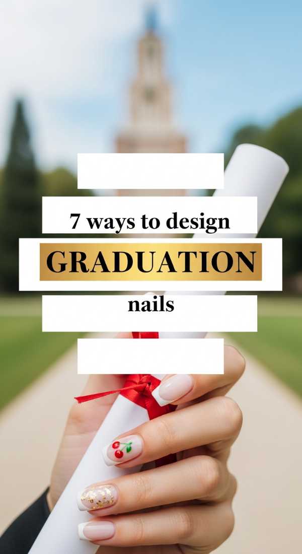 7 Ways To Design College Graduation Nails 6a058db6d437d