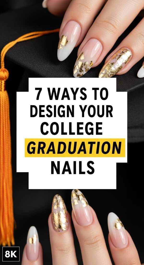 7 Ways To Design Your College Graduation Nails 6a059f70c15b6