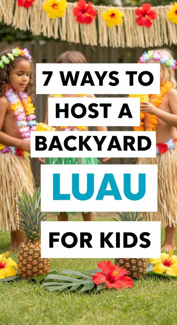 Stress-Free Celebration: DIY Hacks for Your Best Summer & Grad Party Ever 7 Ways To Host A Backyard Luau For Kids 6a0deee6c2393