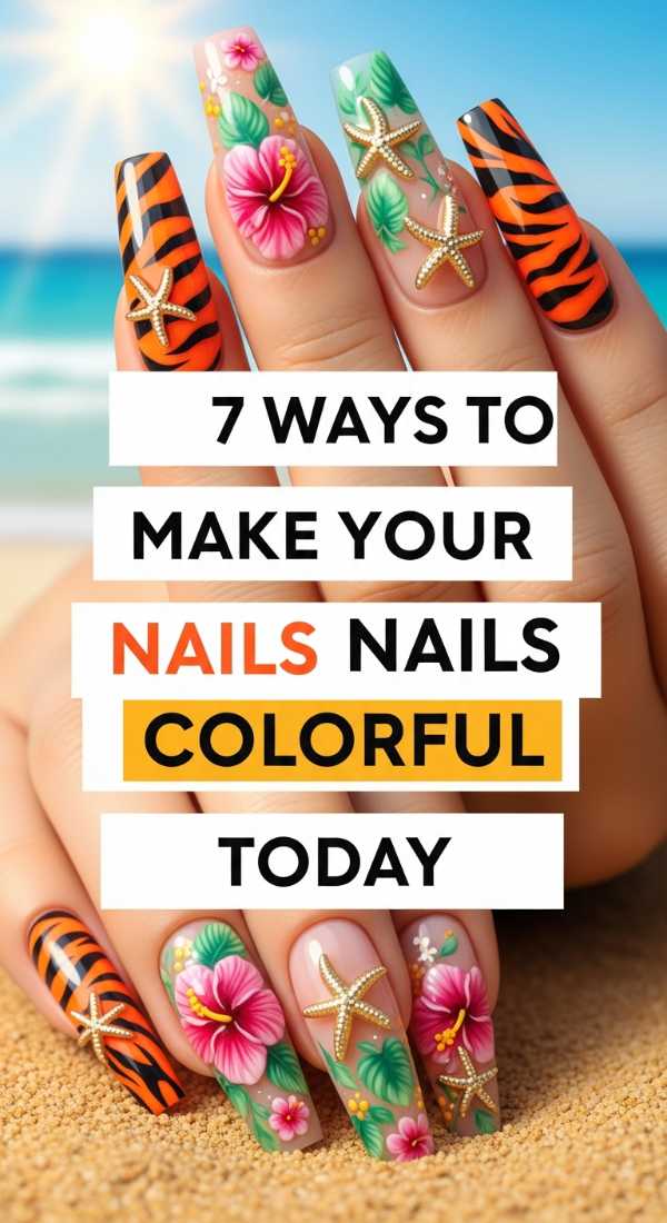 Beyond the Polish: Stunning 3D Nail Art Designs You Can Do at Home 7 Ways To Make Your Nails Colorful Today 6a0f1120a8f5e