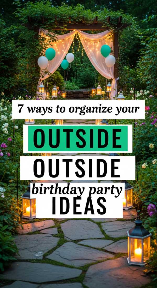 7 Ways To Organize Your Outside Birthday Party Ideas 69fb14189305d