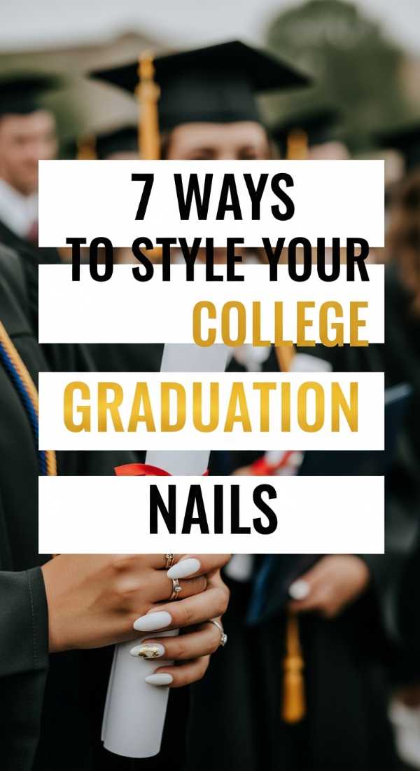 7 Ways To Style Your College Graduation Nails 6a0595bd93ed1
