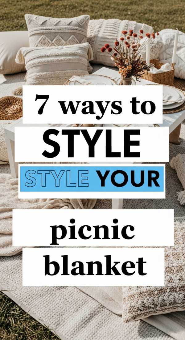 Sun, Snacks, and Style: The Essential Picnic Party Roadmap 7 Ways To Style Your Picnic Blanket 6a0def047d981
