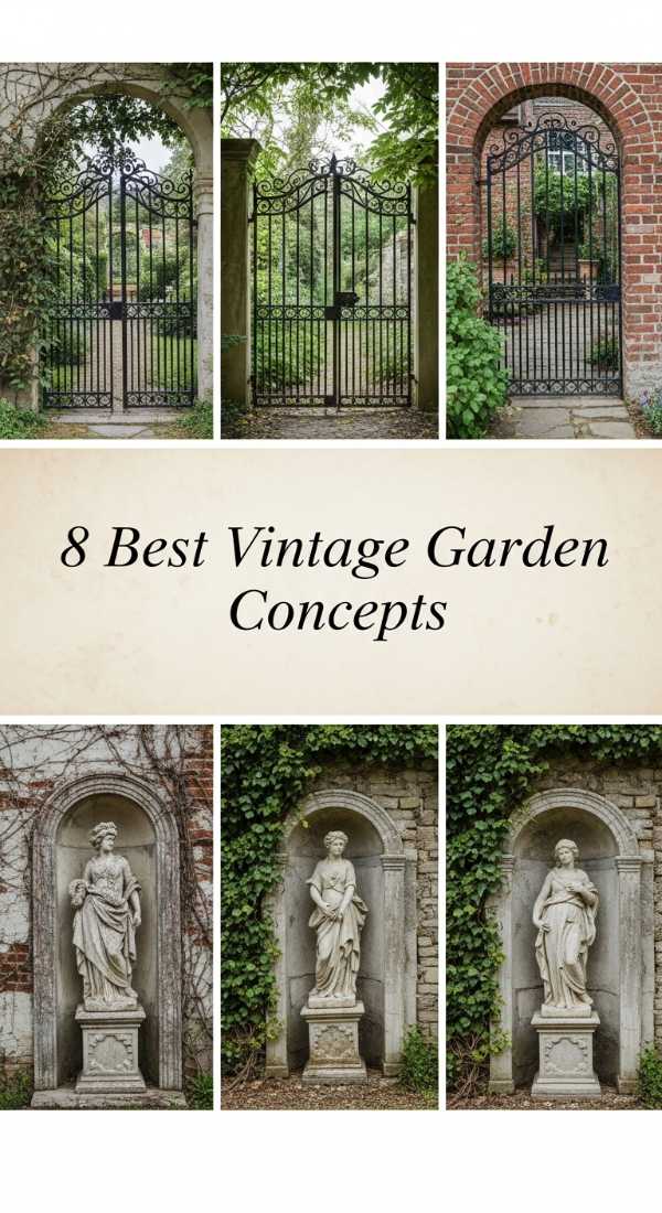 8 Best Vintage Garden Concepts 6a03584b74532