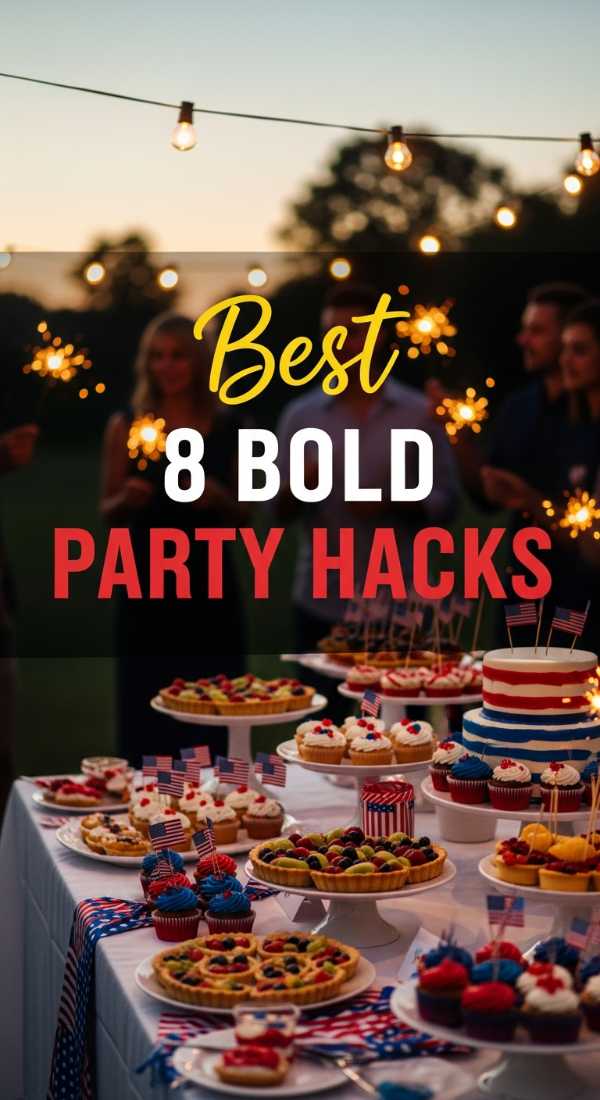 The All-American Celebration: Tips for a Patriotic Home & Party 8 Bold Hacks For Your Party 6a0db3d44f4a9