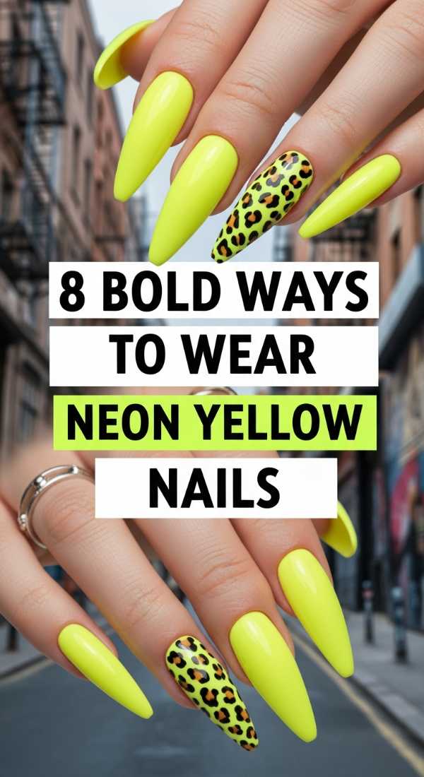 Summer 2026's Hottest Nail Art: What Everyone Will Be Wearing 8 Bold Ways To Wear Neon Yellow Nails 6a0597d36b767