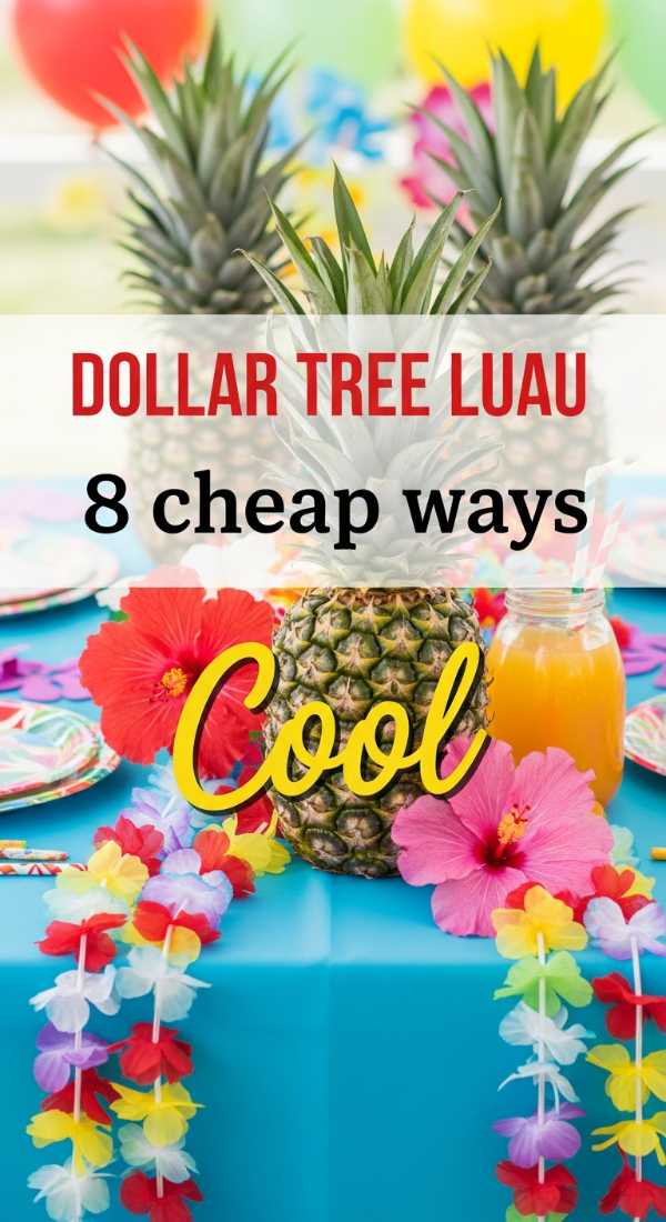The Ultimate Guide to Planning an Unforgettable Backyard Celebration 8 Cheap Ways To Decorate A Dollar Tree Luau Party 6a0d9ee4d7dfb