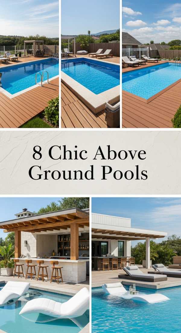 Summer Living: The Complete Guide to a Breezy, Sun-Drenched Aesthetic 8 Chic Above Ground Pools 6a04c96d39473