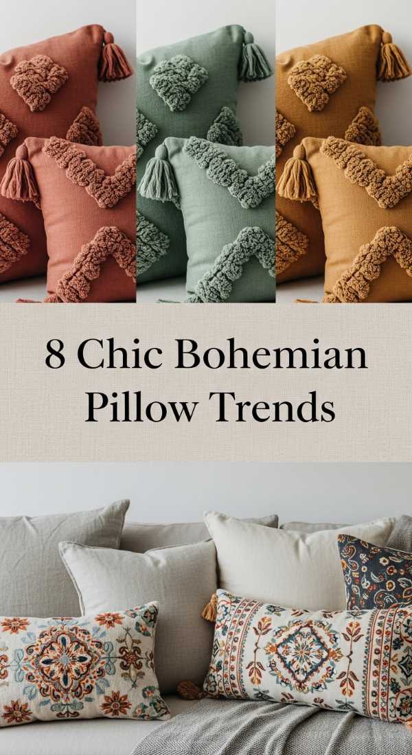From Desert Dreams to City Living: Mastering the Modern Organic Look 8 Chic Bohemian Pillow Trends 6a0ea7e630250