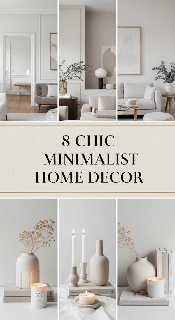 Cozy Minimalism: How to Master the 'Less is More' Vibe 8 Chic Minimalist Home Decor 6a1b23a6ef30e
