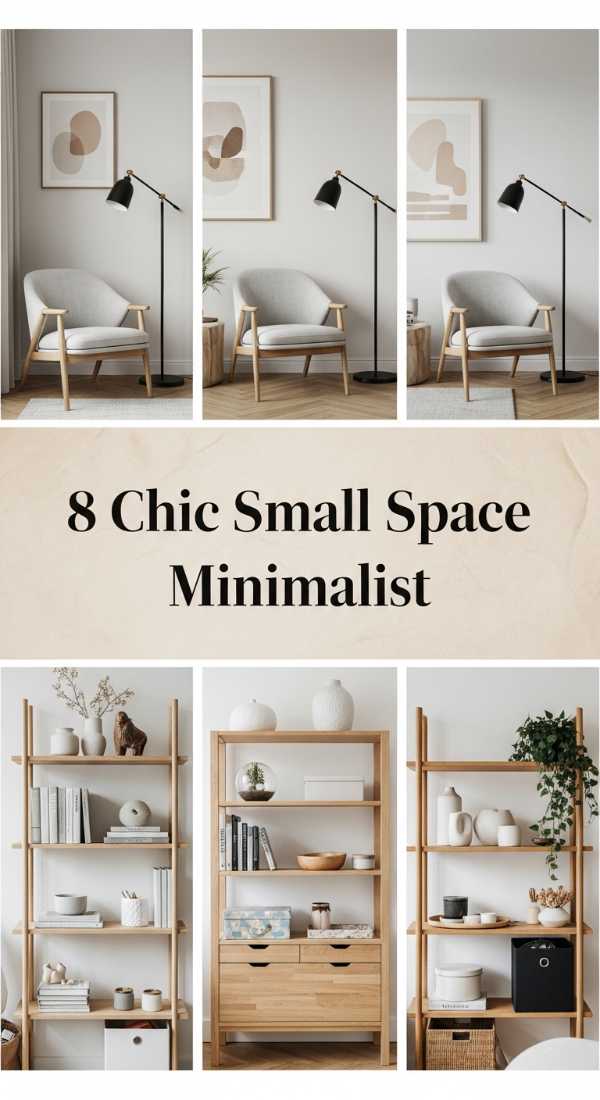 8 Chic Small Space Minimalist 6a1b22a8631f5