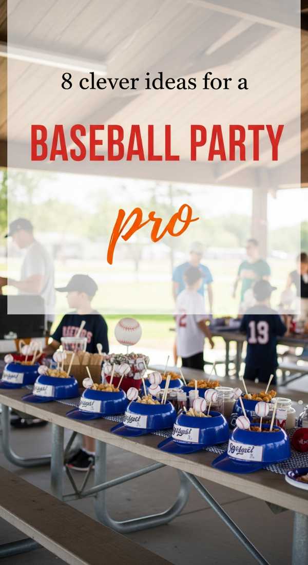 8 Clever Ideas For A Baseball Birthday Party 69fc2ae0c904d