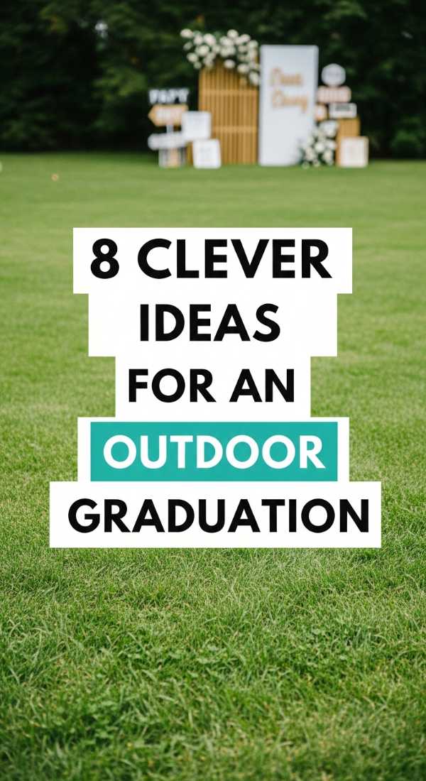 8 Clever Ideas For An Outdoor Graduation 6a031c2f417d9