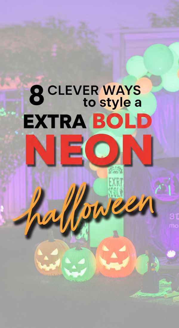 8 Clever Ways To Style A Neon Halloween 69f86e07e5f56