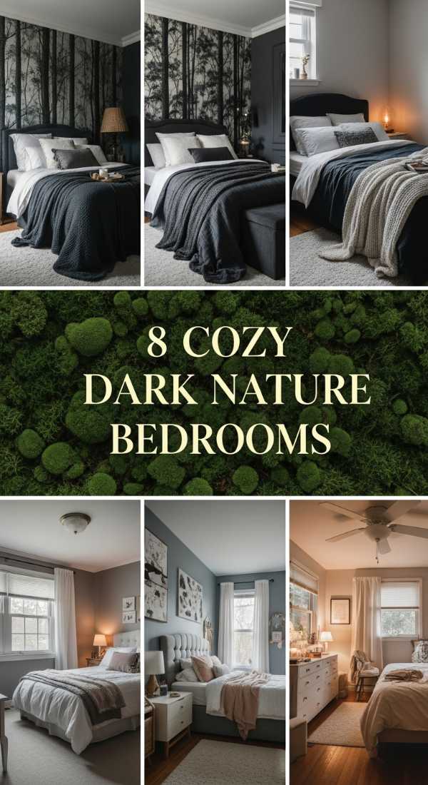 8 Cozy Dark Nature Bedrooms 6a04c9626962f