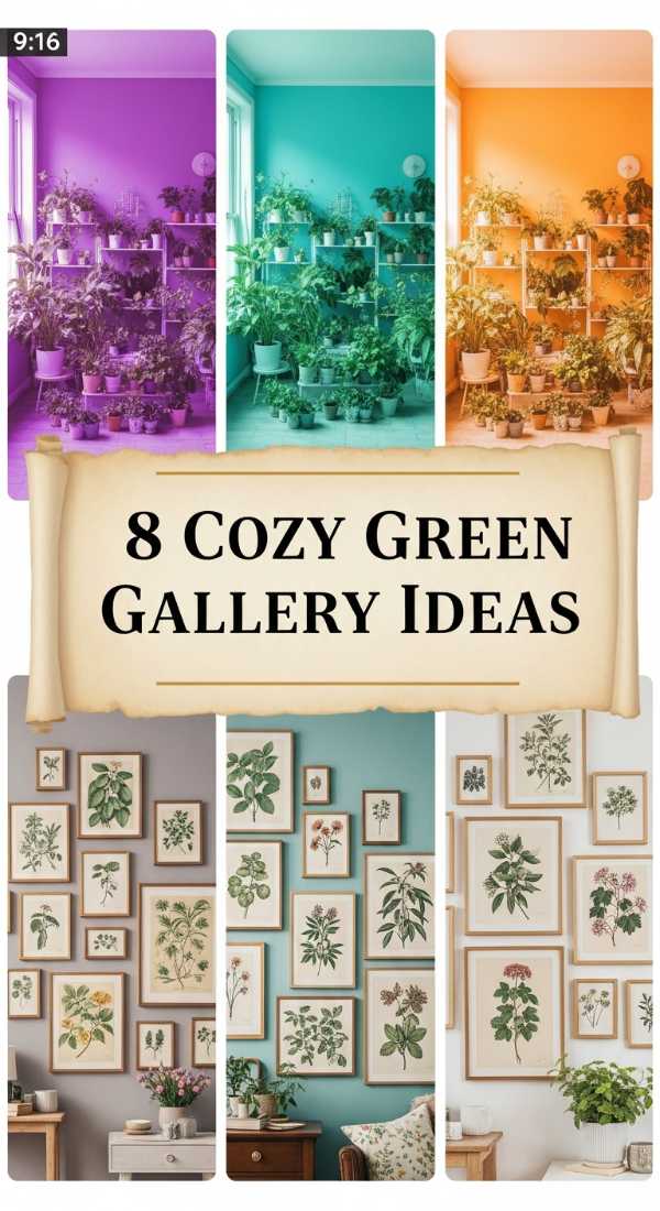 8 Cozy Green Gallery Ideas 6a1b0c5fe1053